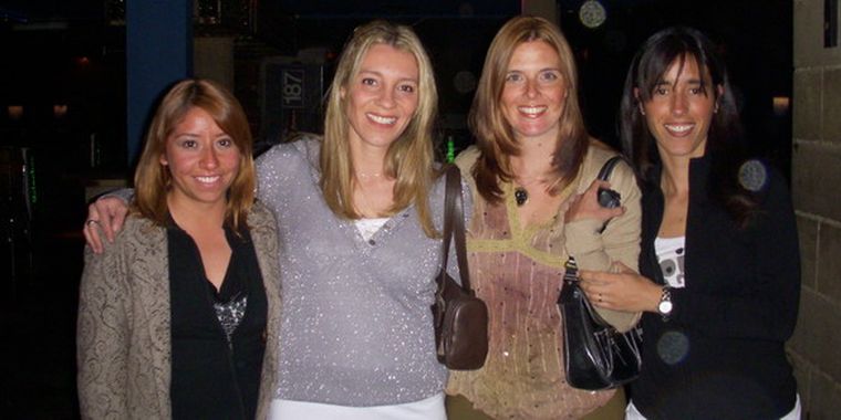 Maestras de Nivel Inicial: Luciana Sánchez, Leticia Navarría, Claudia Cándido y Silvina Straky Foto: Mdz