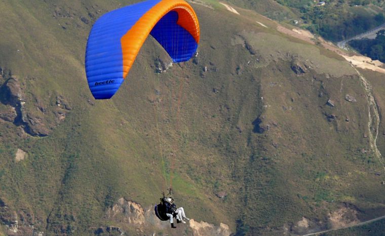 El hombre sufrió fracturas y fue hospitalizado Foto: Welcome Argentina