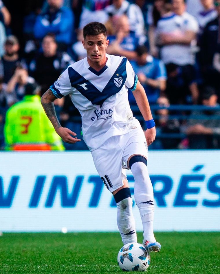 Valentín Gómez, el volante que quieren River y Boca, es buscado también en Europa. Foto: @valentinngomez31