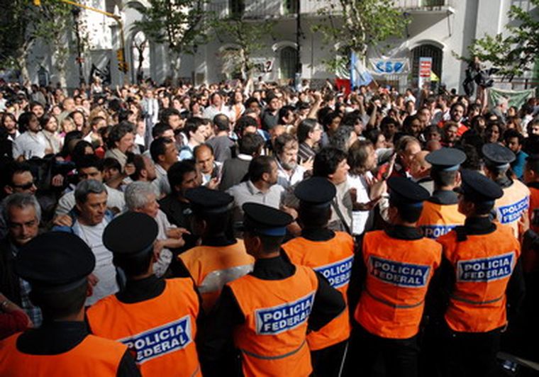 Manifestación de docentes porteños (archivo). Foto: NA