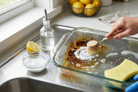 Un truco de limpieza infalible. Fuente: IA Gemini. Un truco de limpieza infalible. Fuente: IA Gemini.