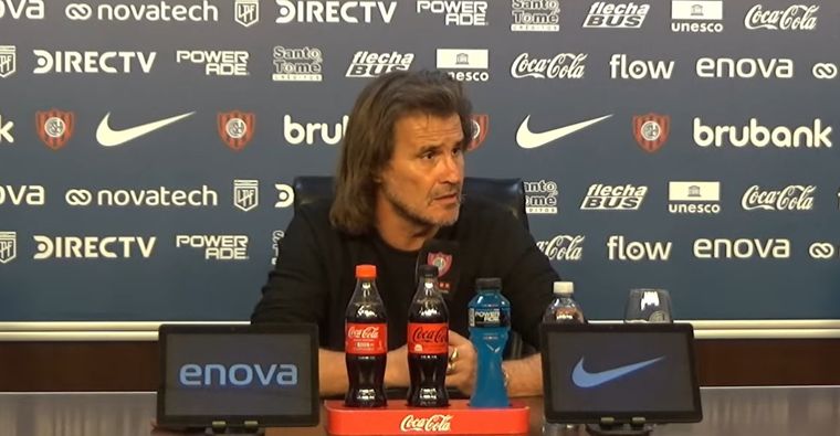 El DT habló tras el 0-0 en el Gasómetro.