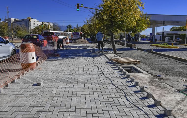 Avanzan las obras en el entorno de la Terminal de Ómnibus. Avanzan las obras en el entorno de la Terminal de Ómnibus.