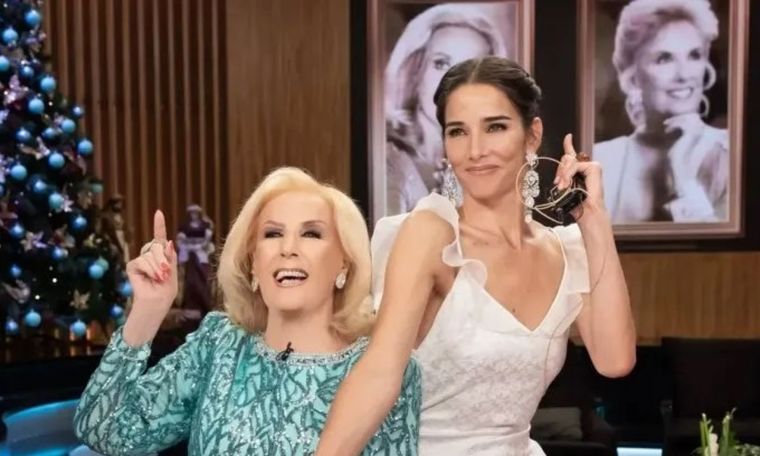 Mirtha Legrand y Juana Viale Foto: Captura TV