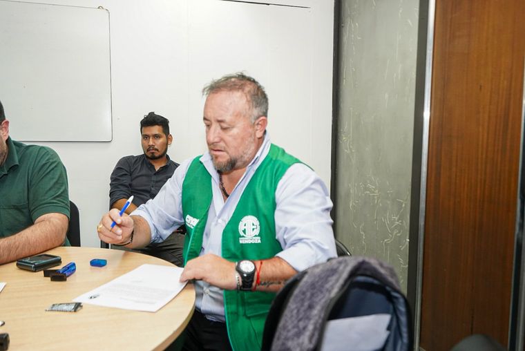 Roberto Macho, titular de ATE Foto: Gobierno de Mendoza