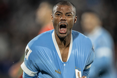 Nicolás de la Cruz anotó el primero de la Celeste. Foto: Selección de Uruguay Nicolás de la Cruz anotó el primero de la Celeste. Foto: Selección de Uruguay