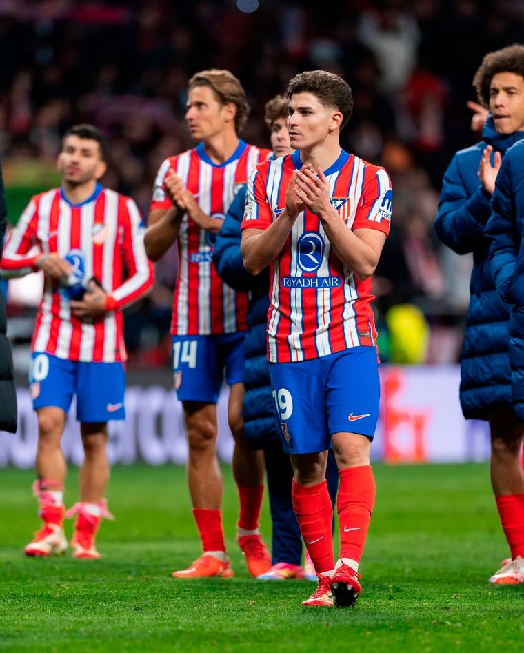 Julián Álvarez habló sobre su penal anulado ante el Real Madrid. Foto: @juliaanalvarez
