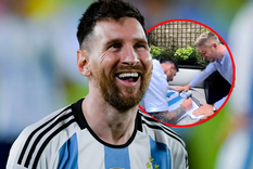 El rosarino protagonizó un momento que se volvió viral en las redes.