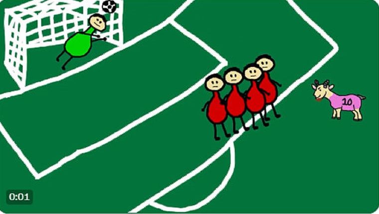 Las redes reaccionaron al partidazo de Leo. Foto: Captura