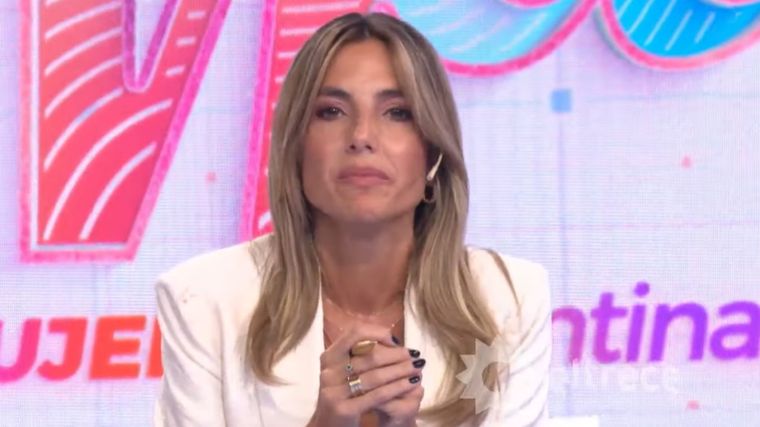 El llanto de María Belén Ludueña en El Trece. Foto: Captura El Trece