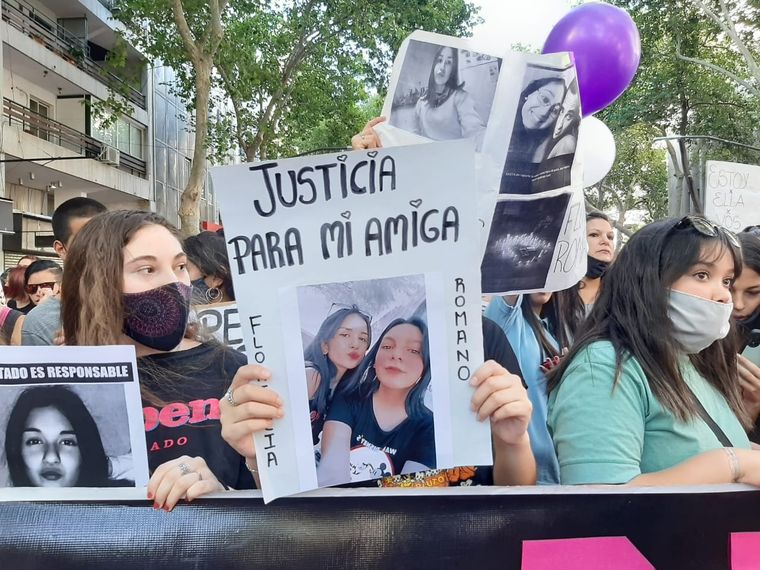Una de las marchas para pedir justicia por Florencia