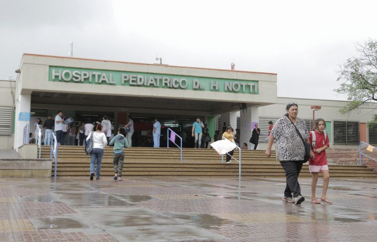 Notti Las dos nenas fueron trasladadas al Notti. Foto: Foto: Gobierno de Mendoza