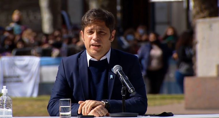 Foto: Captura de pantalla Kicillof.