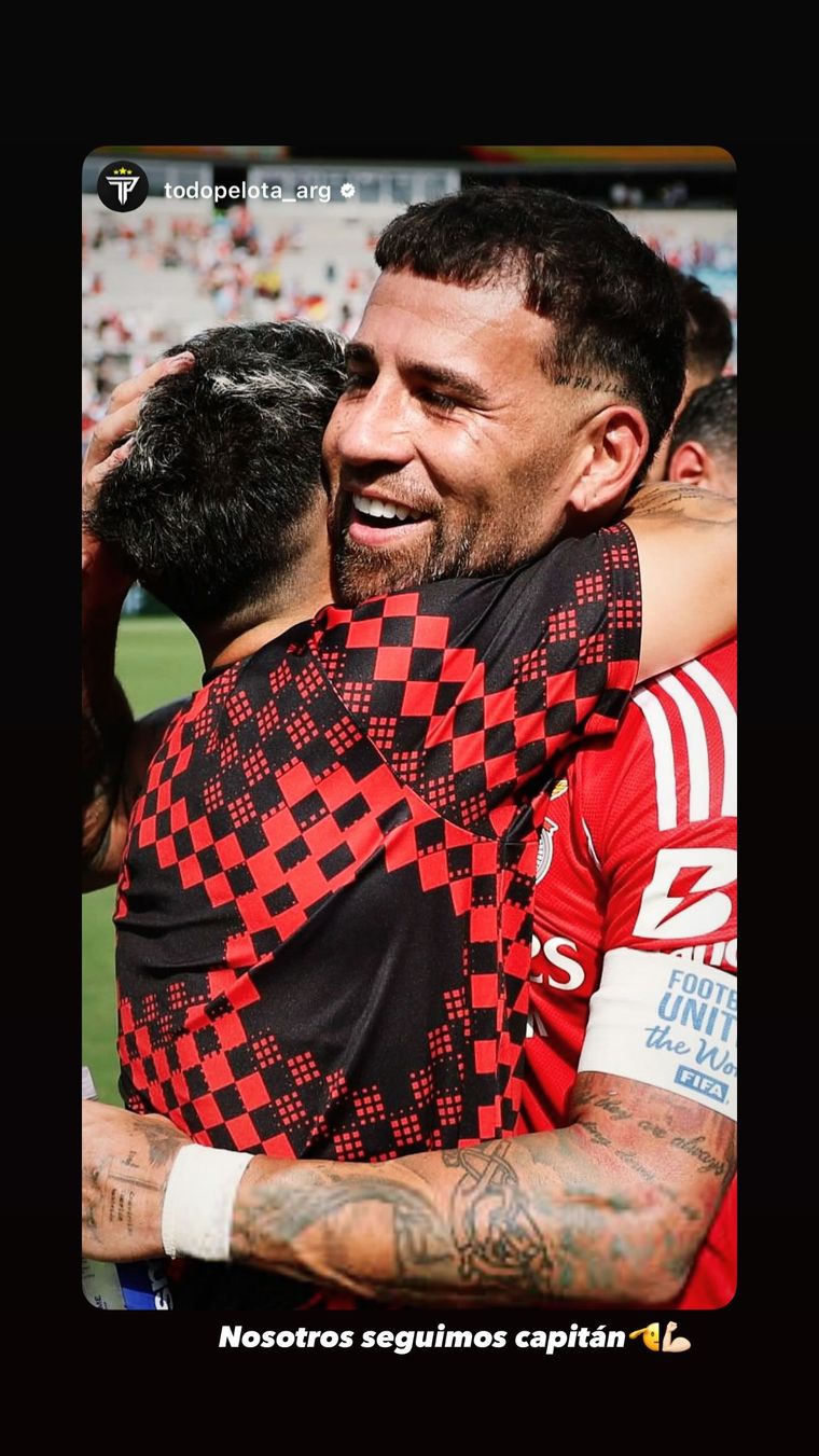 La historia de Prestianni junto a Otamendi, con una indirecta para Boca. La historia de Prestianni junto a Otamendi, con una indirecta para Boca.