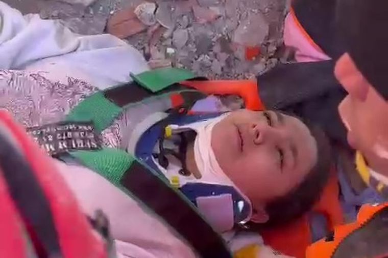 Aleyna Olmez, con vida. Foto: Iha.