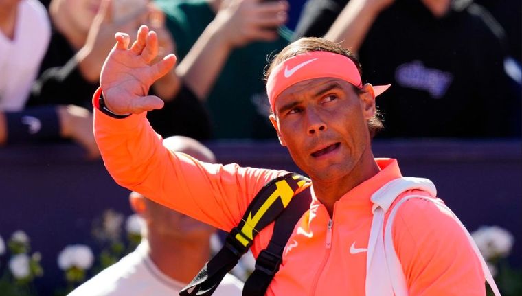 Nadal se despidió de Conde de Godó. Foto: EFE