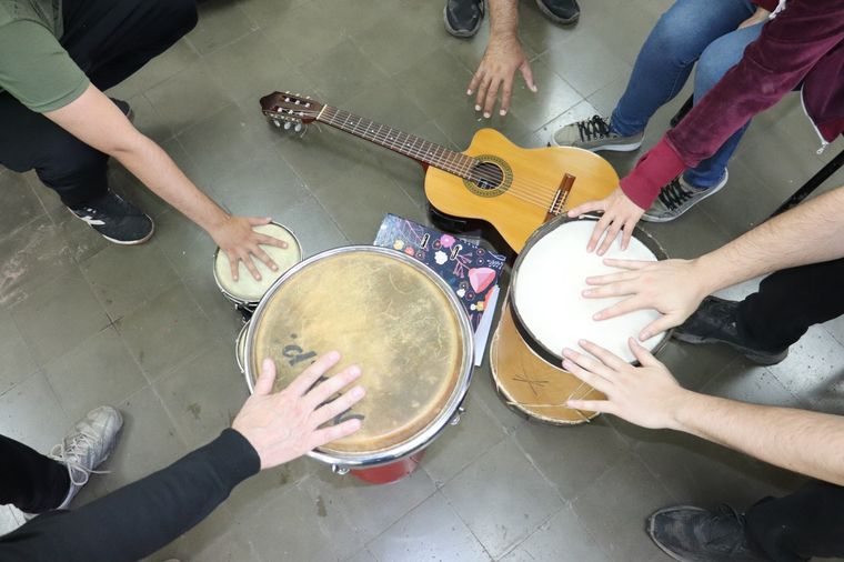 Los talleres colaboran en la integración y rehabilitación de la salud mental. Foto: Gentileza Hospital Carlos Pereyra