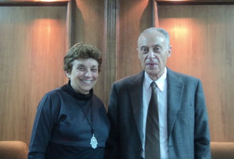 Belluscio estuvo acompañado por Kemelmajer de Carlucci.