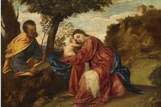 “El descanso en la huida a Egipto”. Foto: Gentileza