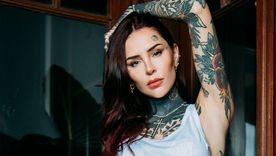 Candelaria Tinelli y su audaz apuesta en blanco y negro. Foto: Instagram @candelariatinelli.