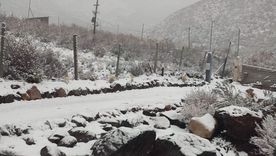El frío y la nieve se hicieron presentes en Vallecitos El frío y la nieve se hicieron presentes en Vallecitos