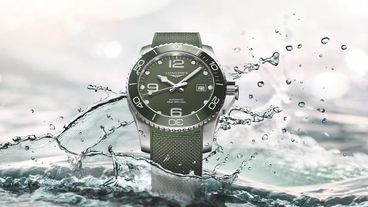 El Longines HydroConquest destaca como un potente instrumento de buceo profesional. El Longines HydroConquest destaca como un potente instrumento de buceo profesional.