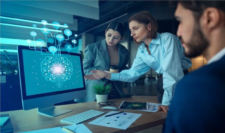 Imagen ilustrativa. Un nuevo espacio educativo te impulsa a llevar la inteligencia artificial al corazón de tu estrategia empresarial. Foto: Freepik