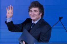 La figura de Javier Milei trasciende las fronteras argentinas. Foto: EFE