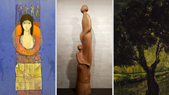 Obras de Antonio Sarelli, Rebeca Sarelli y Ángel Gil, respectivamente. Obras de Antonio Sarelli, Rebeca Sarelli y Ángel Gil, respectivamente.