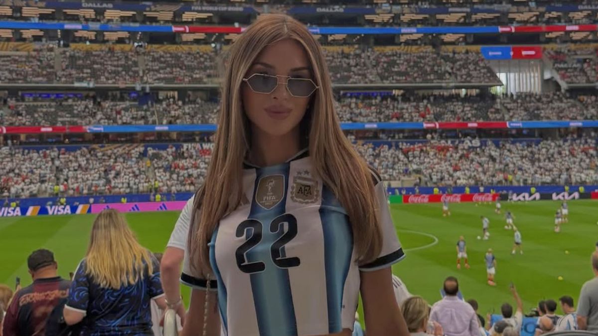 Agustina Gandolfo cautivó a sus seguidores con un tierno video durante el partido de Argentina
