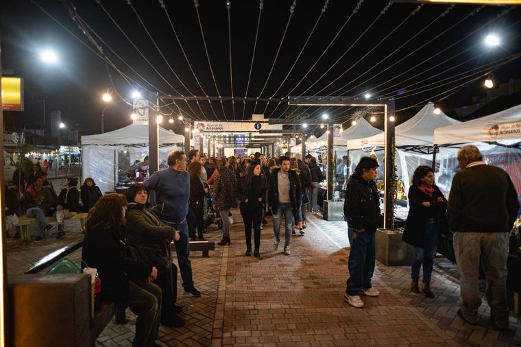 Así quedó el nuevo Paseo de los Artesanos en Alvear. Foto: Foto: Prensa General Alvear