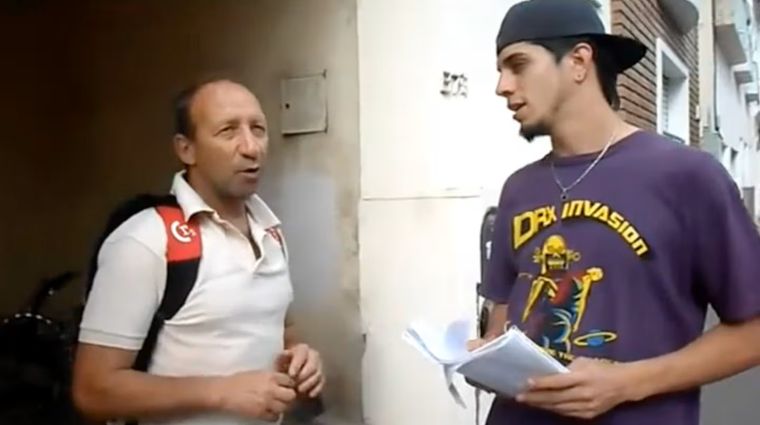 LISTA - Difunden un video de Claudio Barrelier realizando una encuesta sobre violencia de género
