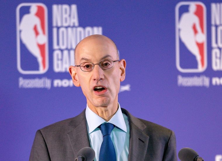 Adam Silver, comisionado de la NBA DPA Foto: DPA