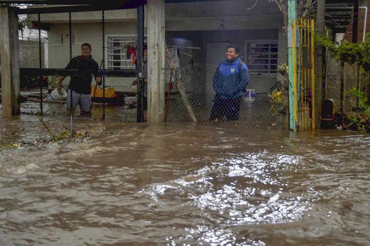 En La Plata, el temporal trae los fantasmas de la inundación de 2013 Foto: Télam