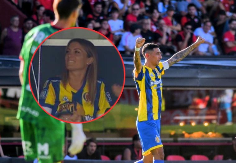 Jorgelina Cardoso, esposa de Di María, no se perdió el momento de chicanear a Newells tras un nuevo triunfo de Central.