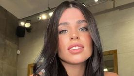 El look total black de Valentina Cervantes. Foto: Instagram @valucervantes