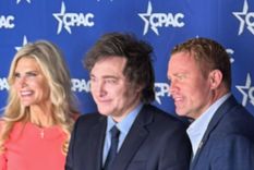 Javier Milei junto a Tim Ballard en la CPAC Foto: Instagram