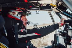 Juan Cruz Yacopini, durante la etapa 2 que lo llevó a la gloria en Qatar.