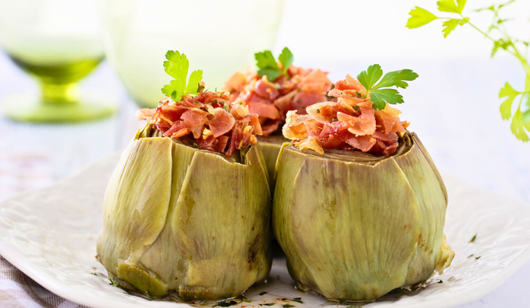 Alcachofas con jamón serrano: receta casera y nutritiva Foto: Shutterstock