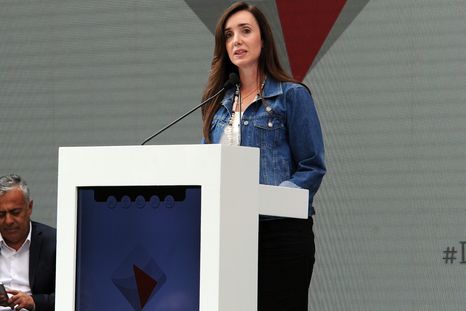 Victoria Villarruel ya se encuentra en Mendoza Victoria Villarruel ya se encuentra en Mendoza