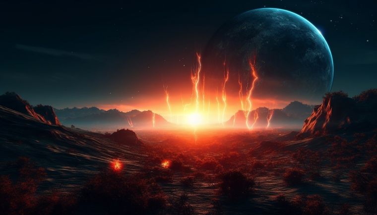 La IA explora las diversas teorías sobre el fin del mundo Foto: FREEPIK