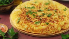 Receta clásica de tortilla de papa italiana Receta clásica de tortilla de papa italiana