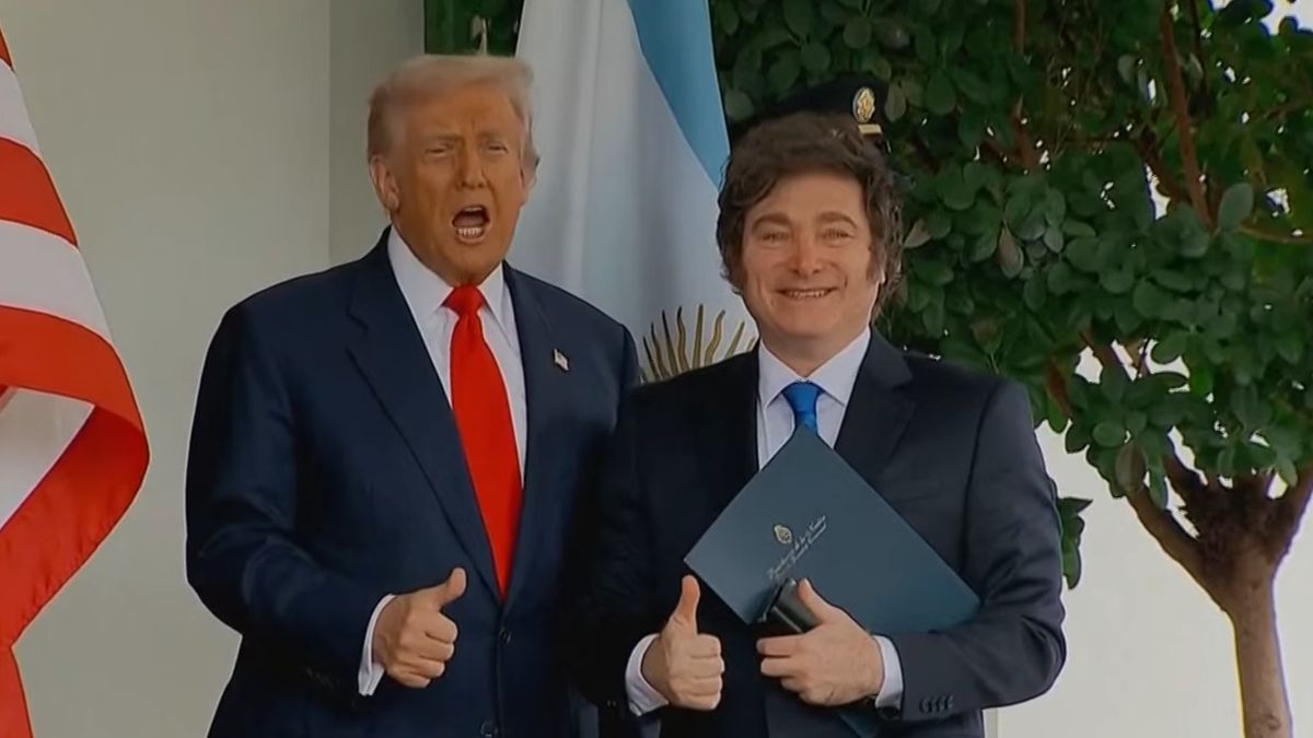 Trump respaldó a Milei durante la reunión en Casa Blanca: "Estamos dándote un apoyo para las próximas elecciones"