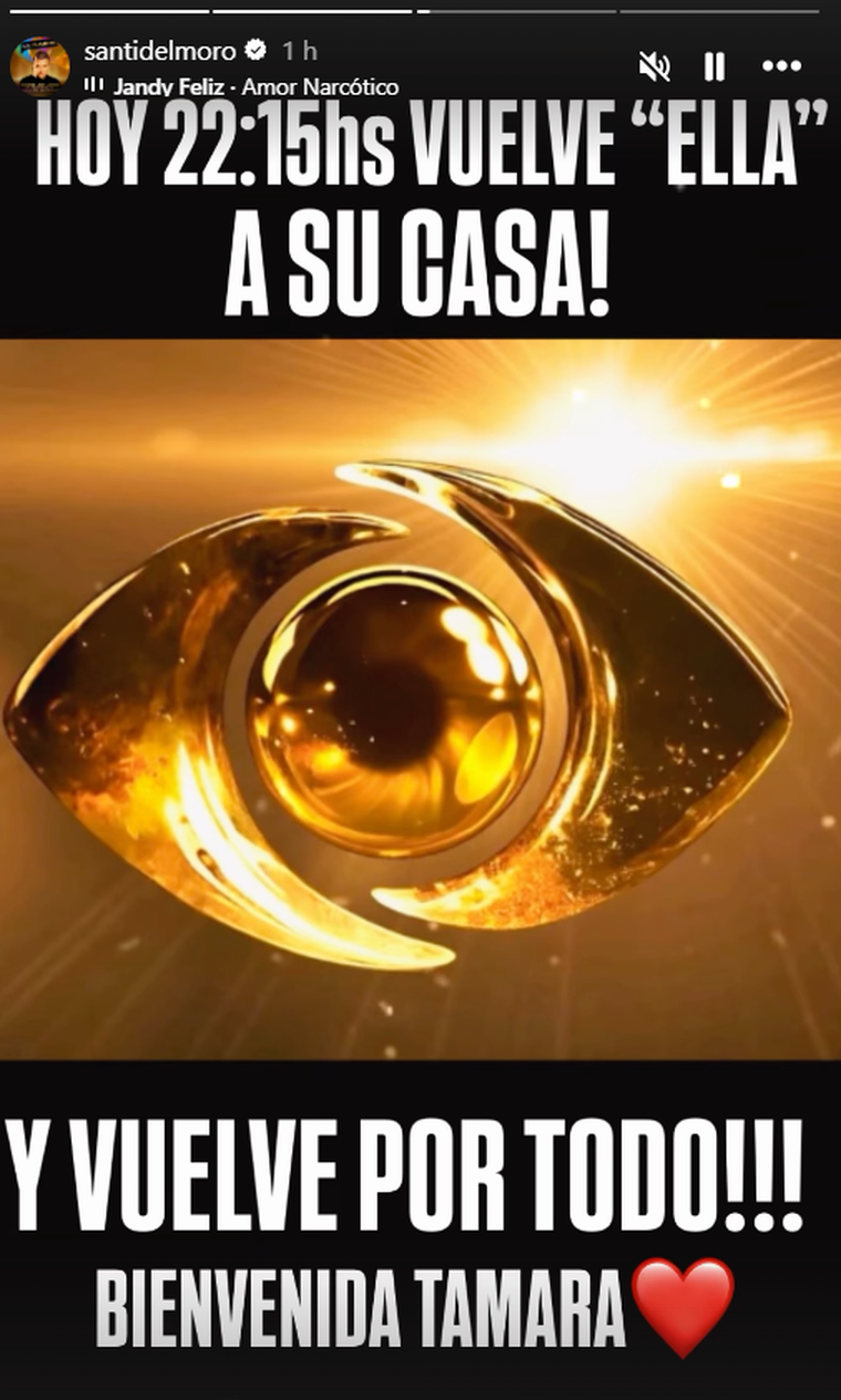 El anuncio de Santiago del Moro. El anuncio de Santiago del Moro. 