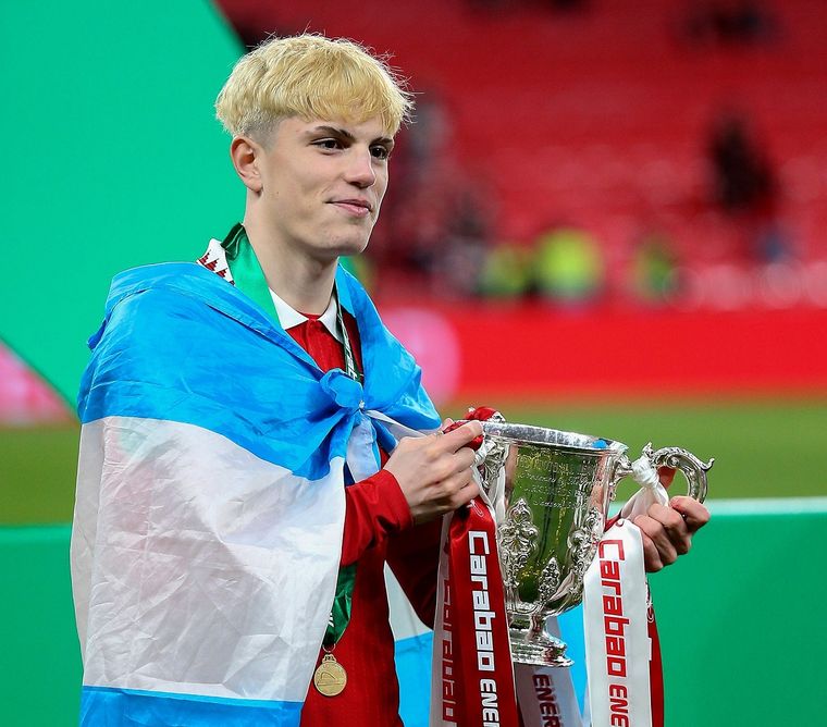 Alejandro Garnacho se pronunció en las redes.