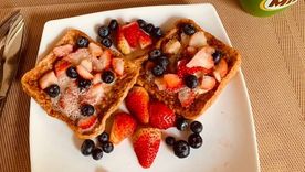 Receta de tostadas francesas con pan brioche.