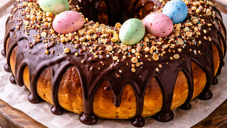 Rosca de Pascuas bañada en chocolate: receta fácil y deliciosa