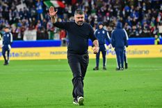 Gennaro Gattuso se despidió de la Selección de Italia.