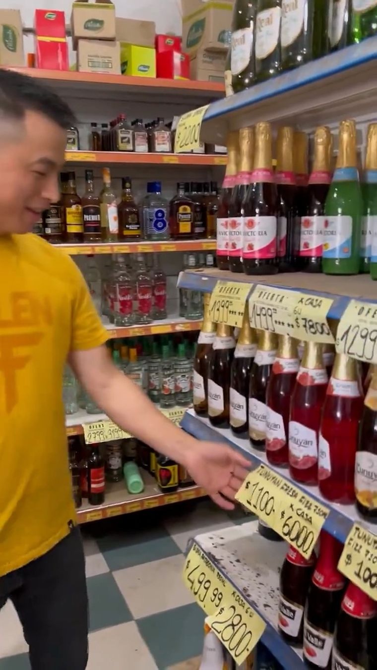 Matías Lin se volvió viral en redes Foto: Captura de video