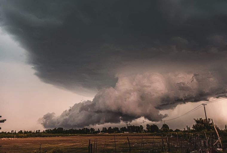 El SAT emitió dos alertas para este miércoles. Foto: Matías Ortega/Gentileza Municipalidad de San Rafael.